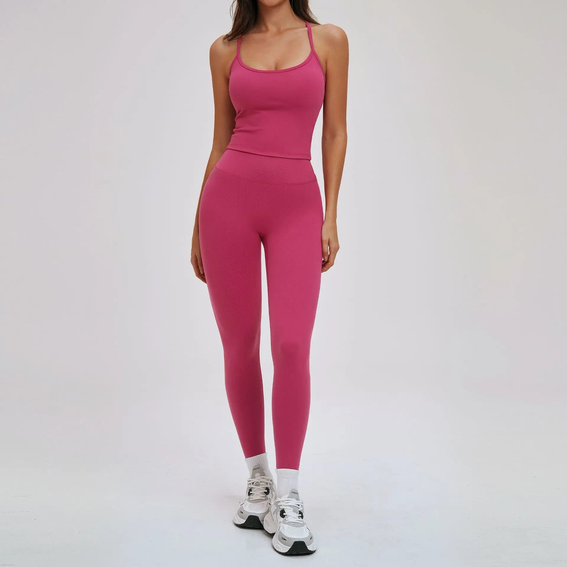 2PCS Yoga Outfits Sports Set Women Quick-Drying Gym Set Women Tracksuit Running Workout Short Sleeves Sports Shirt Yoga Clothing