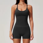 2 Pieces Seamless Yoga Set Women Tracksuit Gym Clothing Scrunch Bum Leggings Padded Bra Workout Outfits Fitness Sportswear Suits