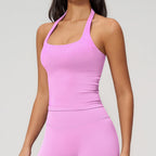 Fitness Bra Hanging Neck Workout Tops Gym Fitness Underwear Sports Bras Sexy Athletic Sport Bra Women Backless Gym Yoga Crop Top