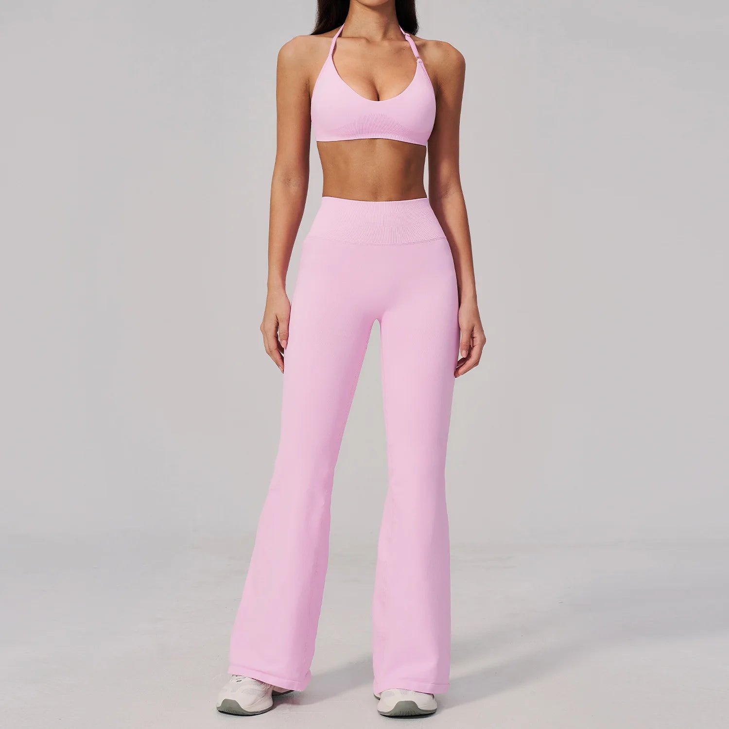Seamless Yoga Set 2PCS Women's Tracksuit Workout Athletic Wear Sportswear Gym Clothing High Waist Leggings Fitness Sports Suits