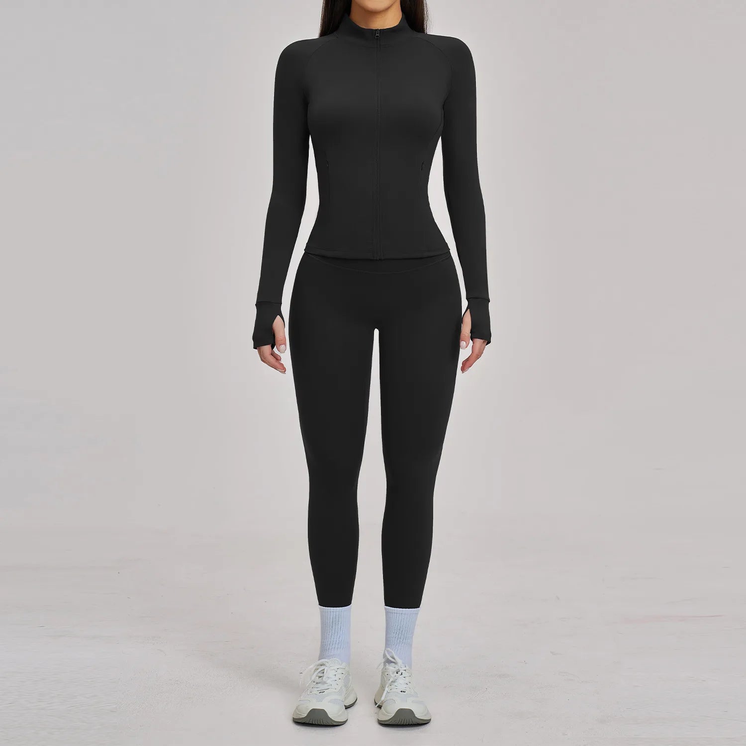 2PCS Yoga Set Sports Outfits Women Quick-Drying Gym Set Women Tracksuit Running Workout Long Sleeve Sports Shirt Yoga Clothing
