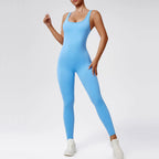 Women's Clothes Yoga Set Sports Jumpsuits One Piece Fitness Rompers Sportswear Gym Set Workout Tracksuit Activewear Bodysuits