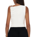 Sexy Shoulder Sports Shirt Vest Loose Breathable Quick Drying Top Gym Running Fitness Yoga Clothing Lightweight Tops For Women