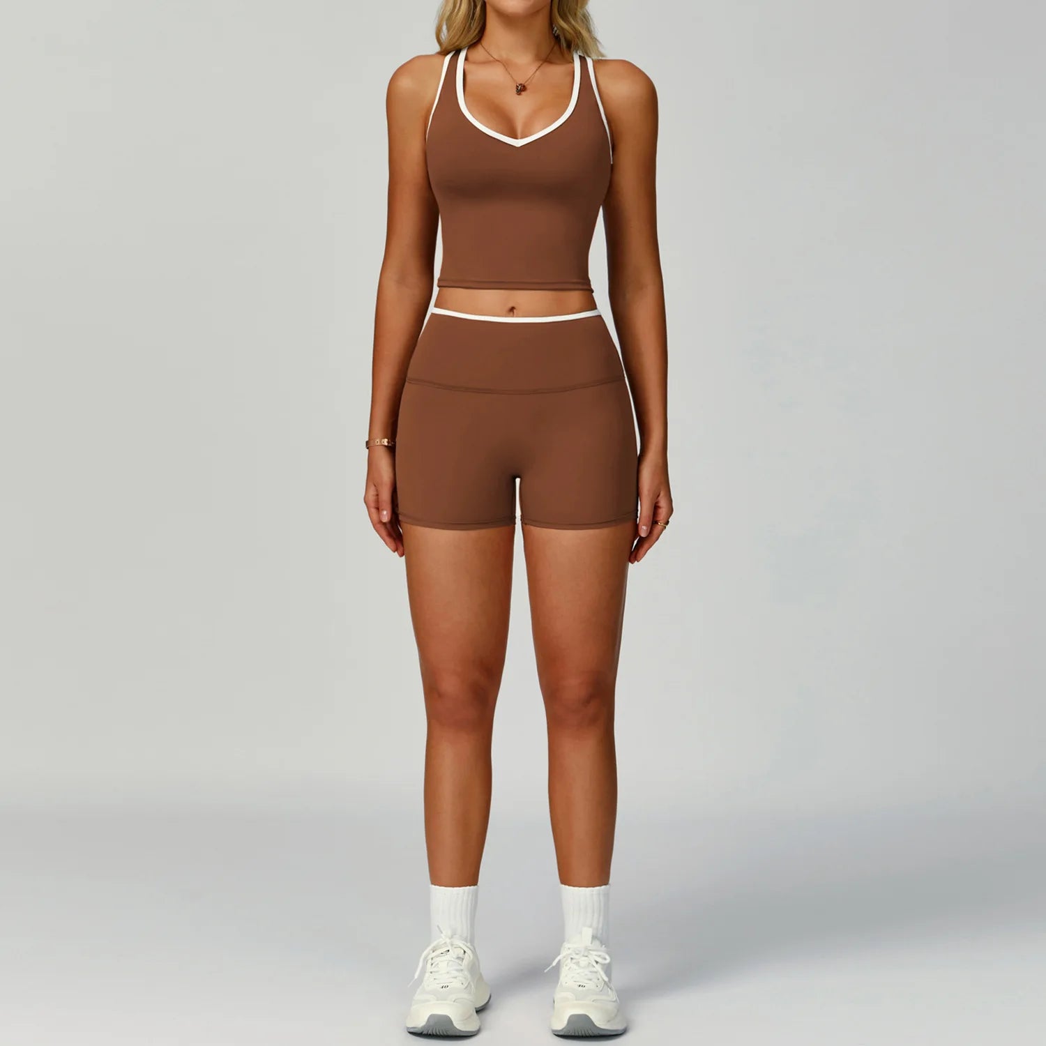 Fitness Suit Sports Set Women Tracksuit 2 Pieces Yoga Outfits Sportswear Gym Legging Sports Underwear Workout Clothes Woman Set