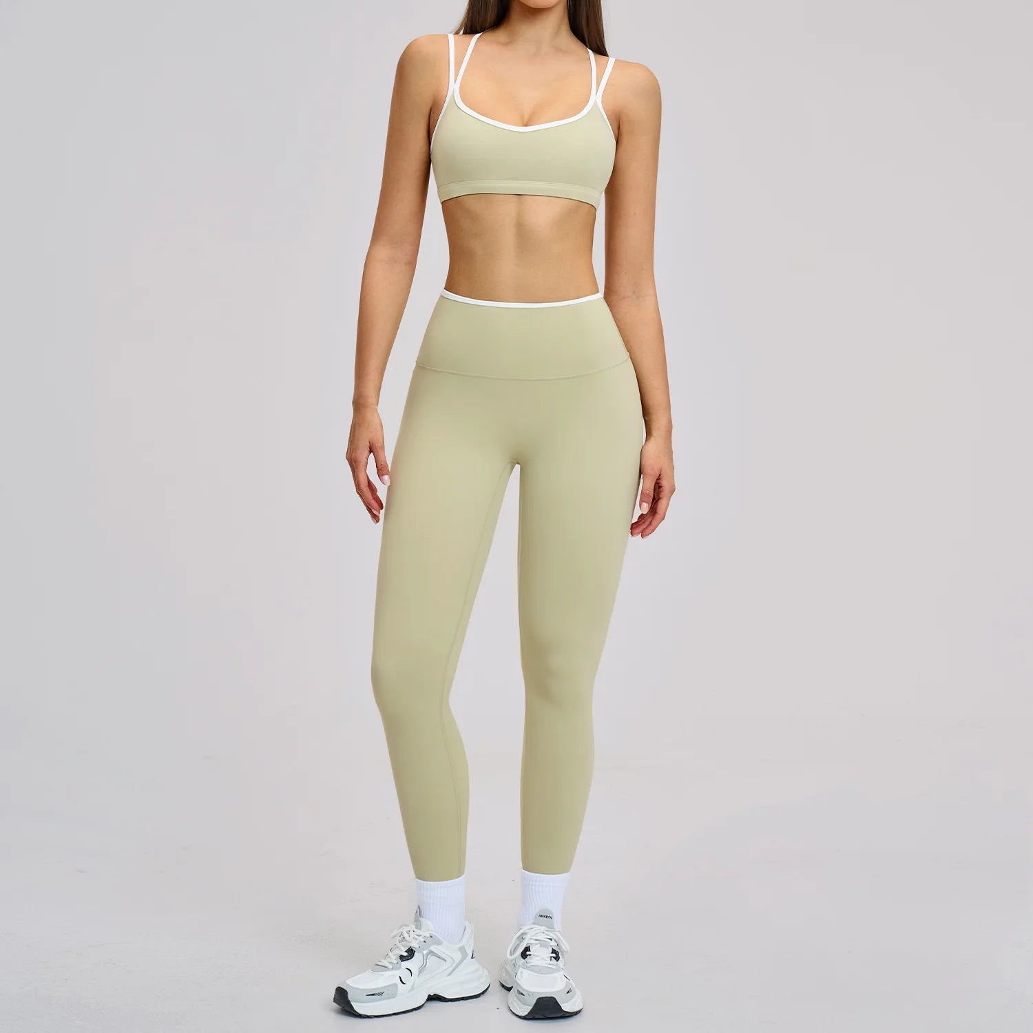 Fitness Suit Sports Set Women Tracksuit 2 Pieces Yoga Outfits Sportswear Gym Legging Sports Underwear Workout Clothes Woman Set