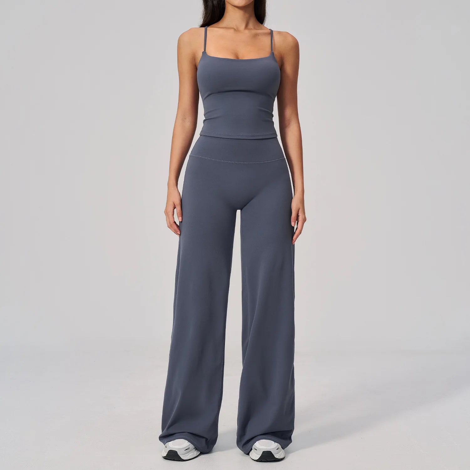 Yoga Set 2PCS Women Tracksuit Workout Outfits Fitness Set Sportswear High Waist Leggings Sports Bra Athletic Wear Gym Clothes