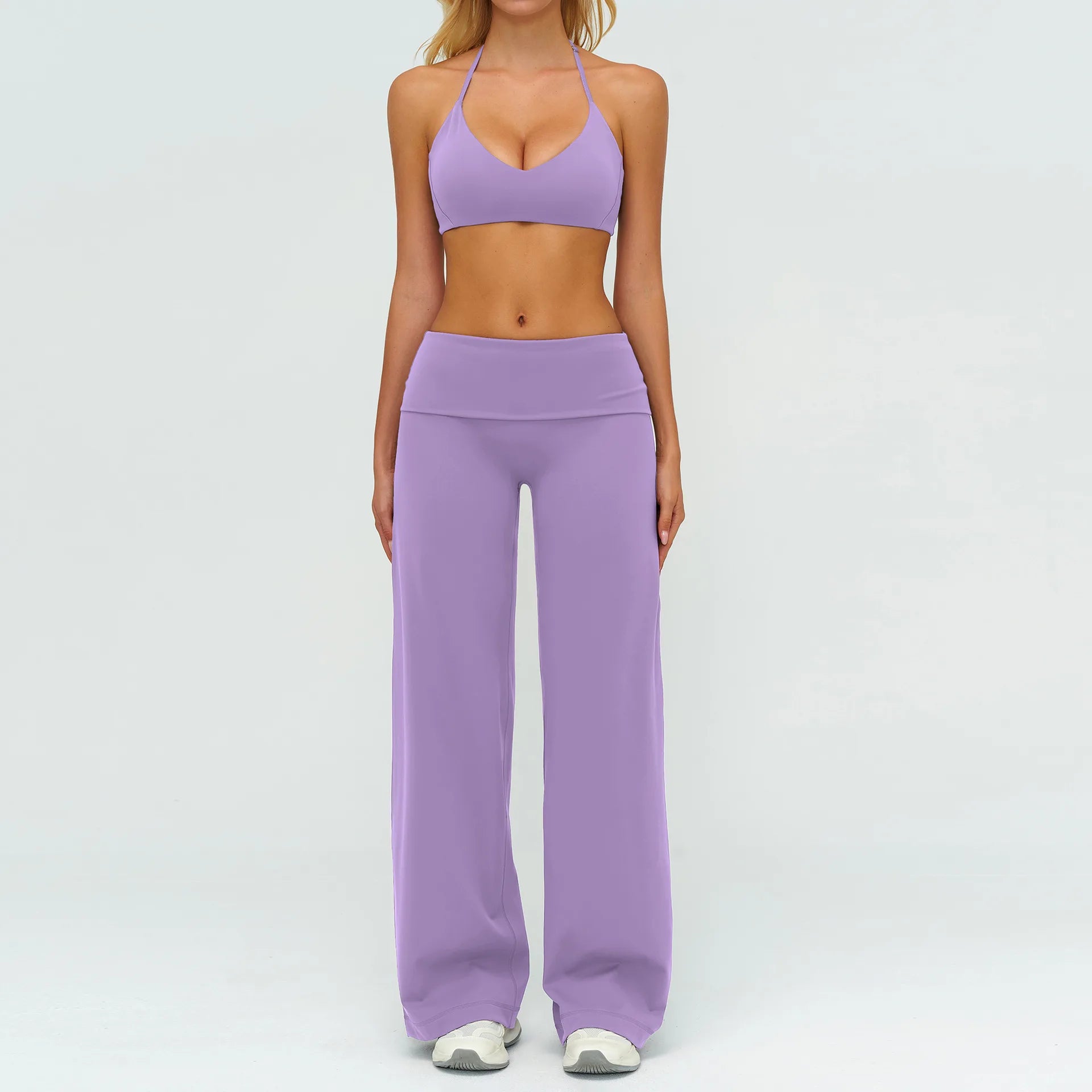 2 Pieces Yoga Set Women Tracksuit Workout Outfits Fitness Sportswear High Waist Leggings Sports Bra Athletic Wear Gym Clothes