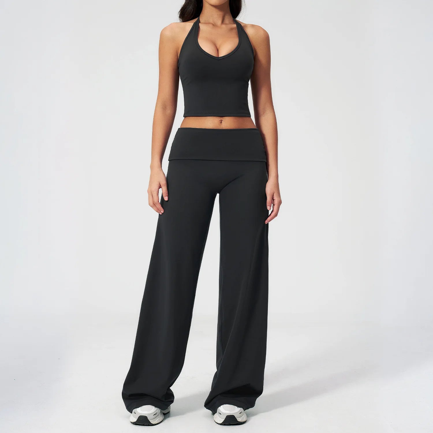 2 Pieces Yoga Set Women Tracksuit Workout Outfits Fitness Sportswear High Waist Leggings Sports Bra Athletic Wear Gym Clothes
