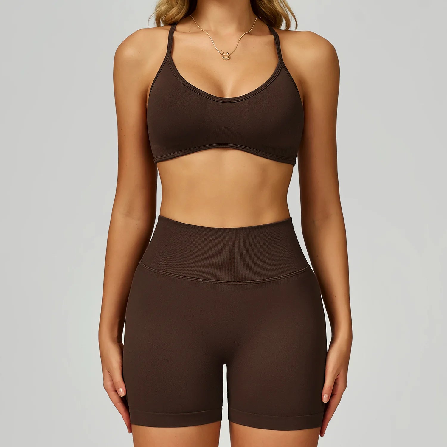 Seamless Sportswear For Women Tracksuits Yoga Set 2PCS Gym Workout Clothes Fitness Outfits Sports Bra Leggings Athletic Wear