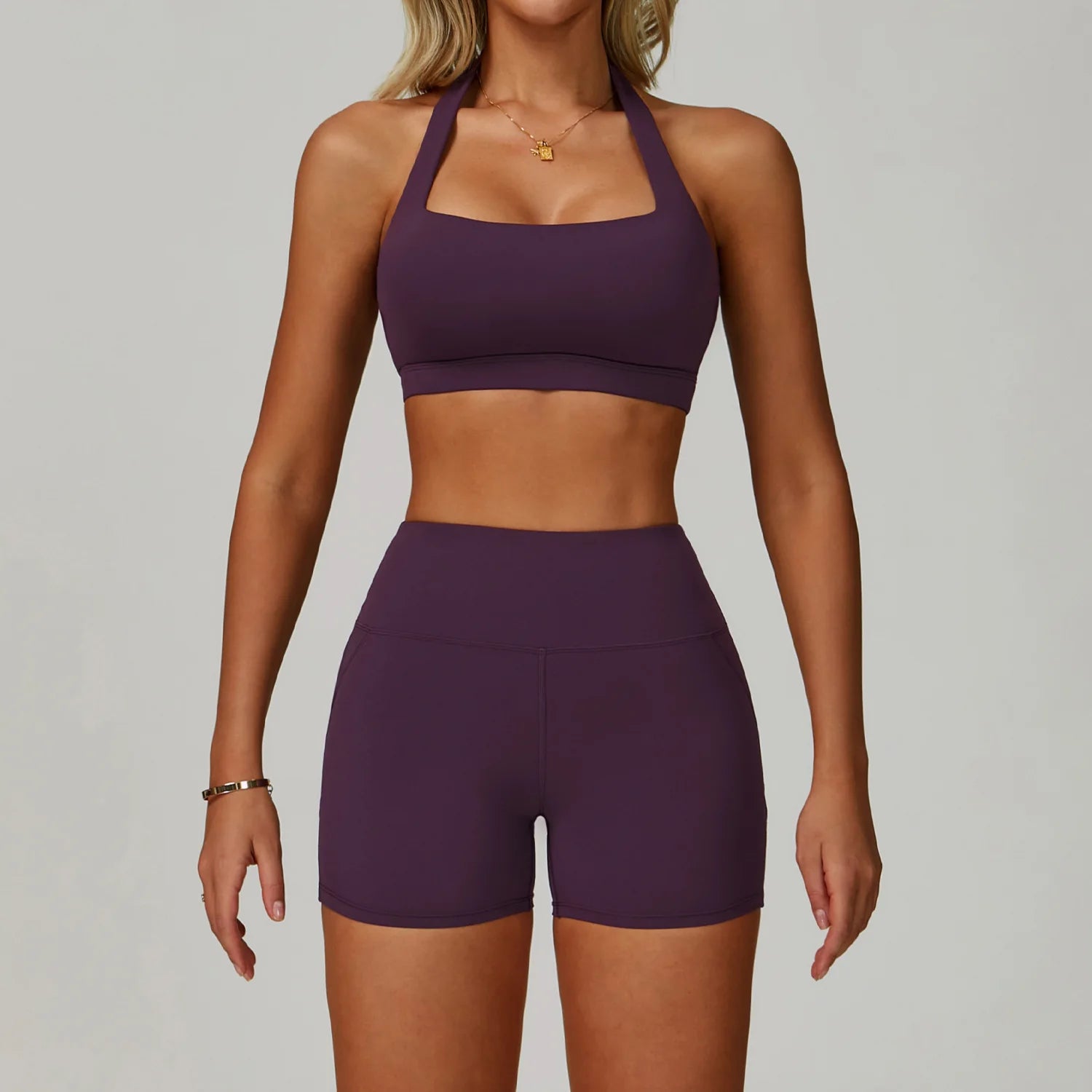 Women's Tracksuit 2 Piece Set Fitness Clothes Yoga Sets Sportswear Workout Bra High Waist Leggings Set Gym Clothing Sports Suits