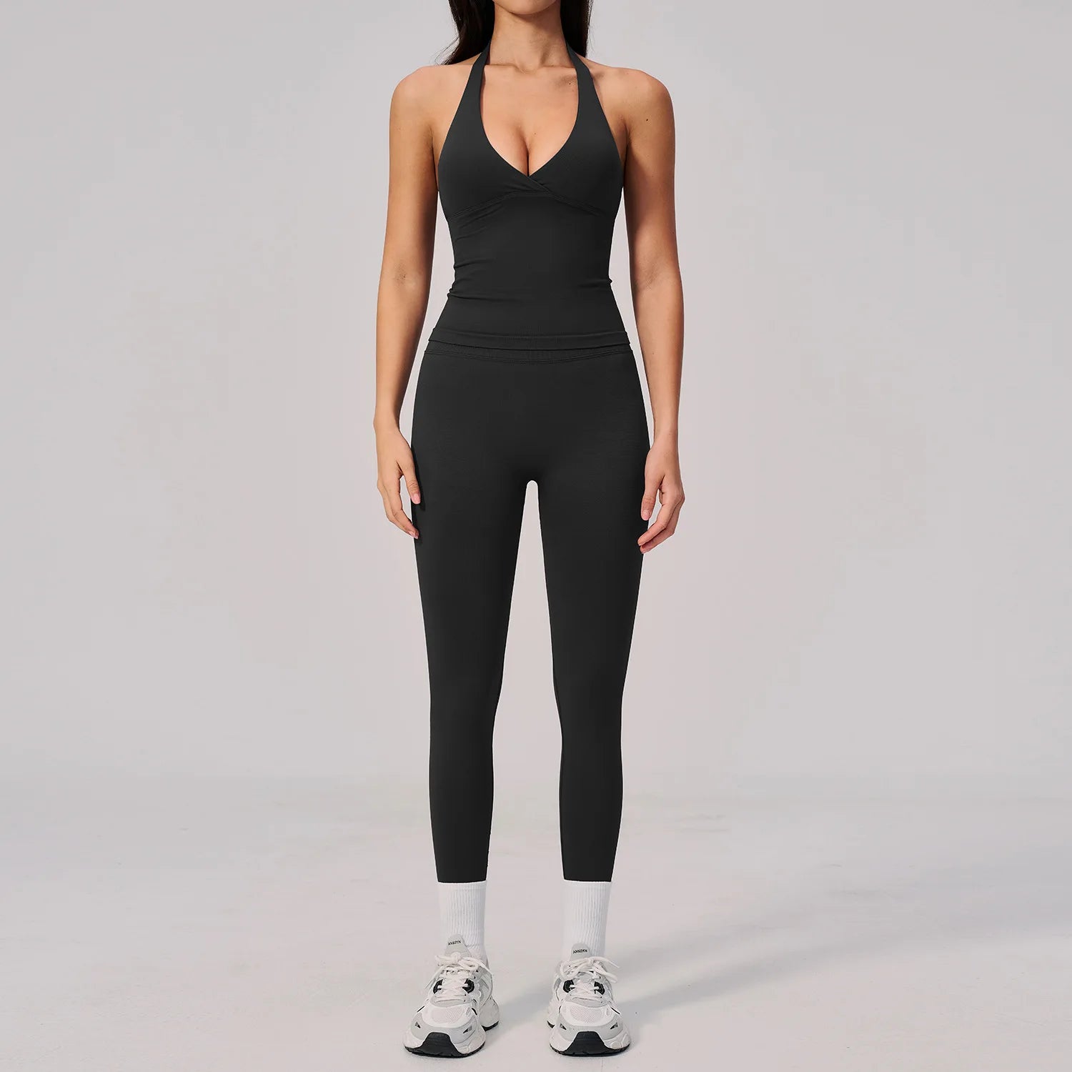 Seamless Yoga Set 2 Piece Yoga Clothes Women's Tracksuit Athletic Wear Fitness Suit Gym Sets Workout Push Up Sports Bra Leggings