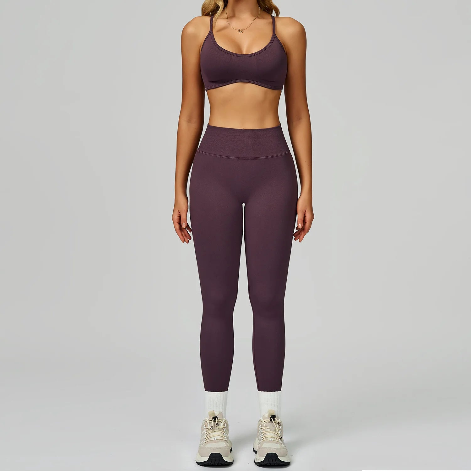 Seamless Sportswear For Women Tracksuits Yoga Set 2PCS Gym Workout Clothes Fitness Outfits Sports Bra Leggings Athletic Wear