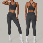 Women's Tracksuit Fitness Suit Yoga Sets Sportswear Workout Outfits Sports Bra High Waist Leggings Gym Clothing Sports Suits