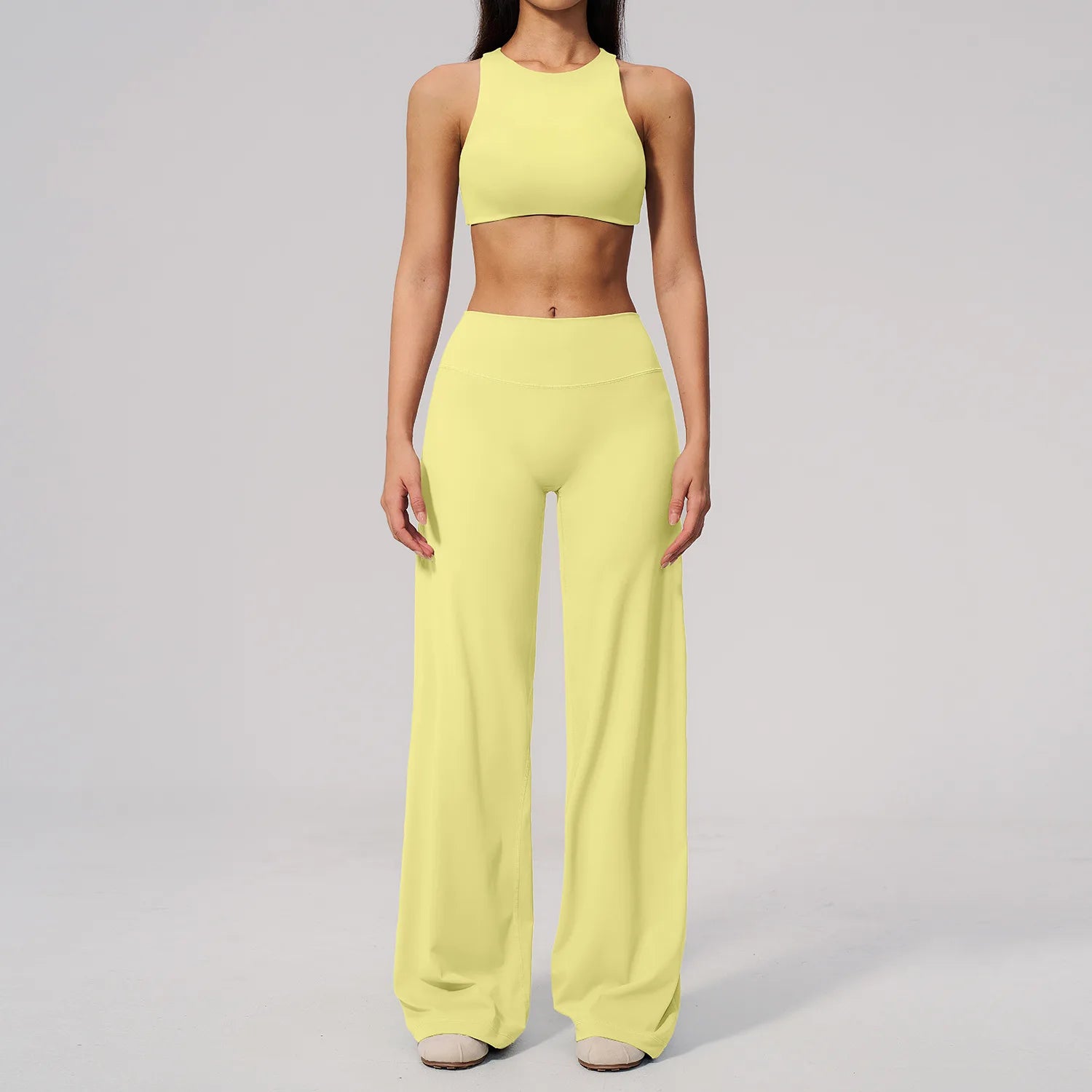 Yoga Set 2 Pieces Women Clothes Workout Outfits Fitness Sportswear Gym Tracksuit High Waist Leggings Sports Bra Athletic Wear