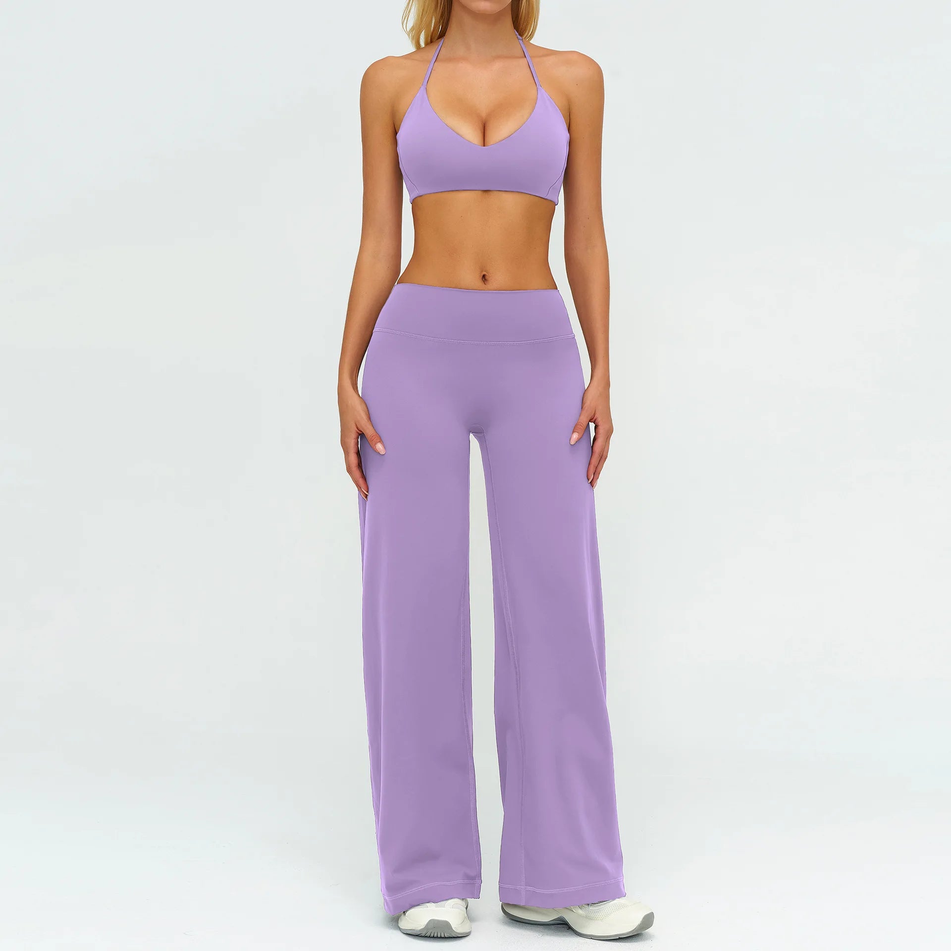 Yoga Set 2 Pieces Women Tracksuit Sportswear Running Workout Clothes Athletic Wear Gym Outfits Legging Fitness Bra Sports Suits