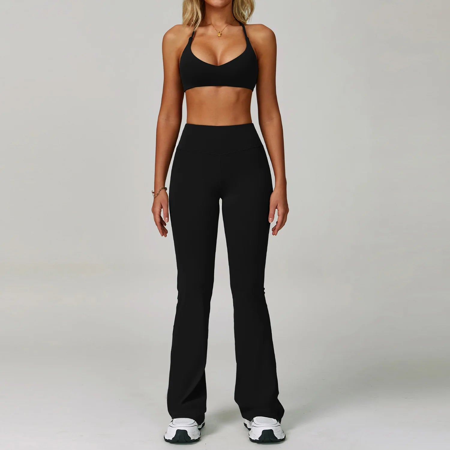 Women's Tracksuit 2 Piece Set Fitness Clothes Yoga Sets Sportswear Workout Bra High Waist Leggings Set Gym Clothing Sports Suits
