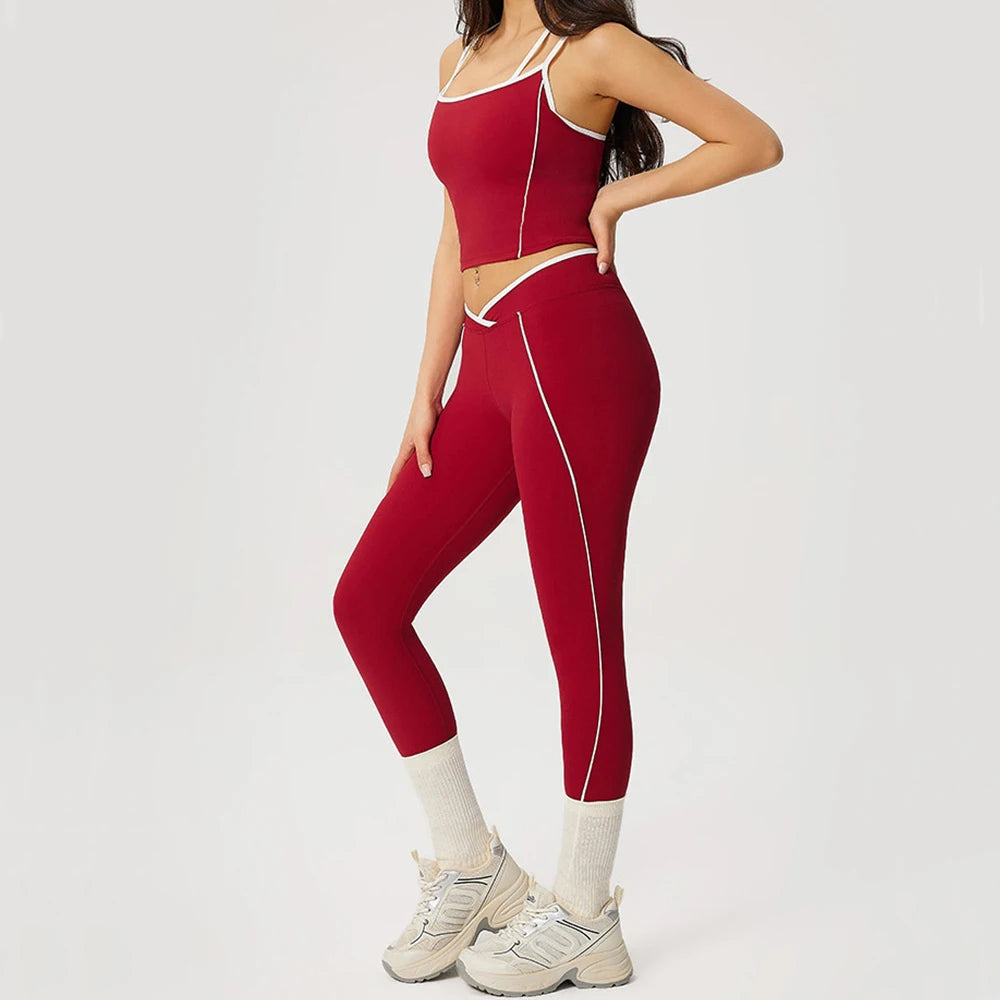 Yoga Clothes Women's Tracksuit 2 Piece Athletic Wear Pilates Fitness Shorts Gym Workout Push Up Clothes Sports Bra Leggings Suit