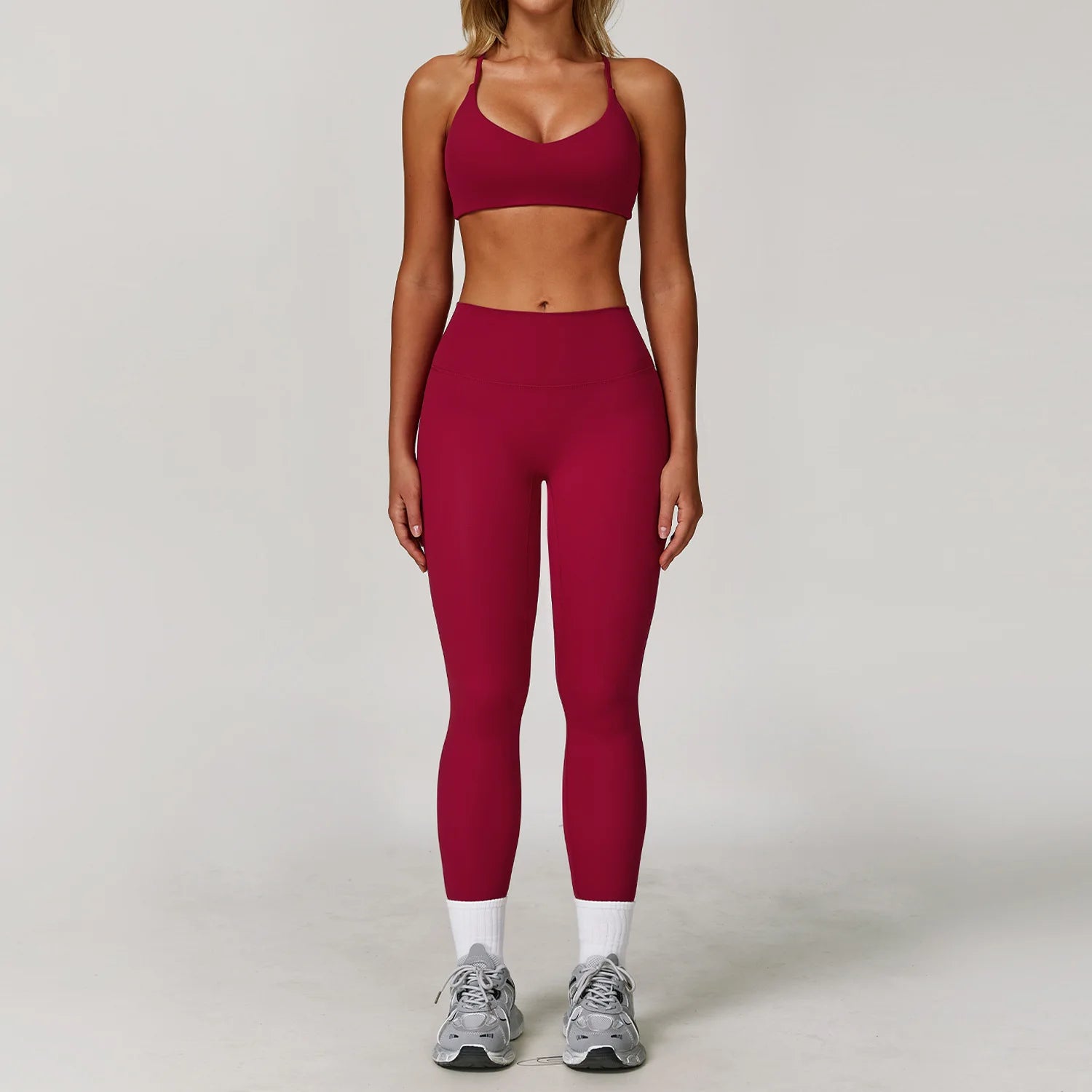 Yoga Suit 2/3PCS Women Tracksuit Sports Set Gym Set Running Workout Clothes Long Sleeve Sports Bra Athletic Wear Yoga Clothing