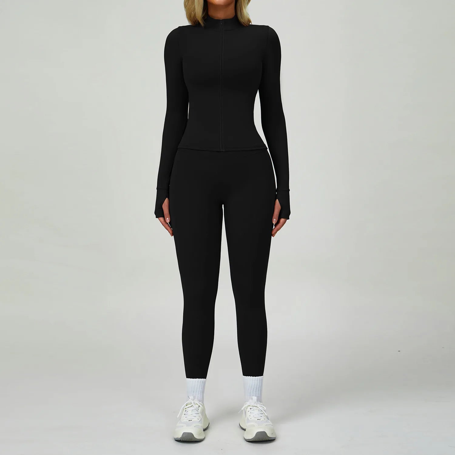 2PCS Yoga Suit Women Tracksuit Sports Set Quick-Drying Gym Set Women Set Running Workout Long Sleeve Sports Shirt Yoga Clothing