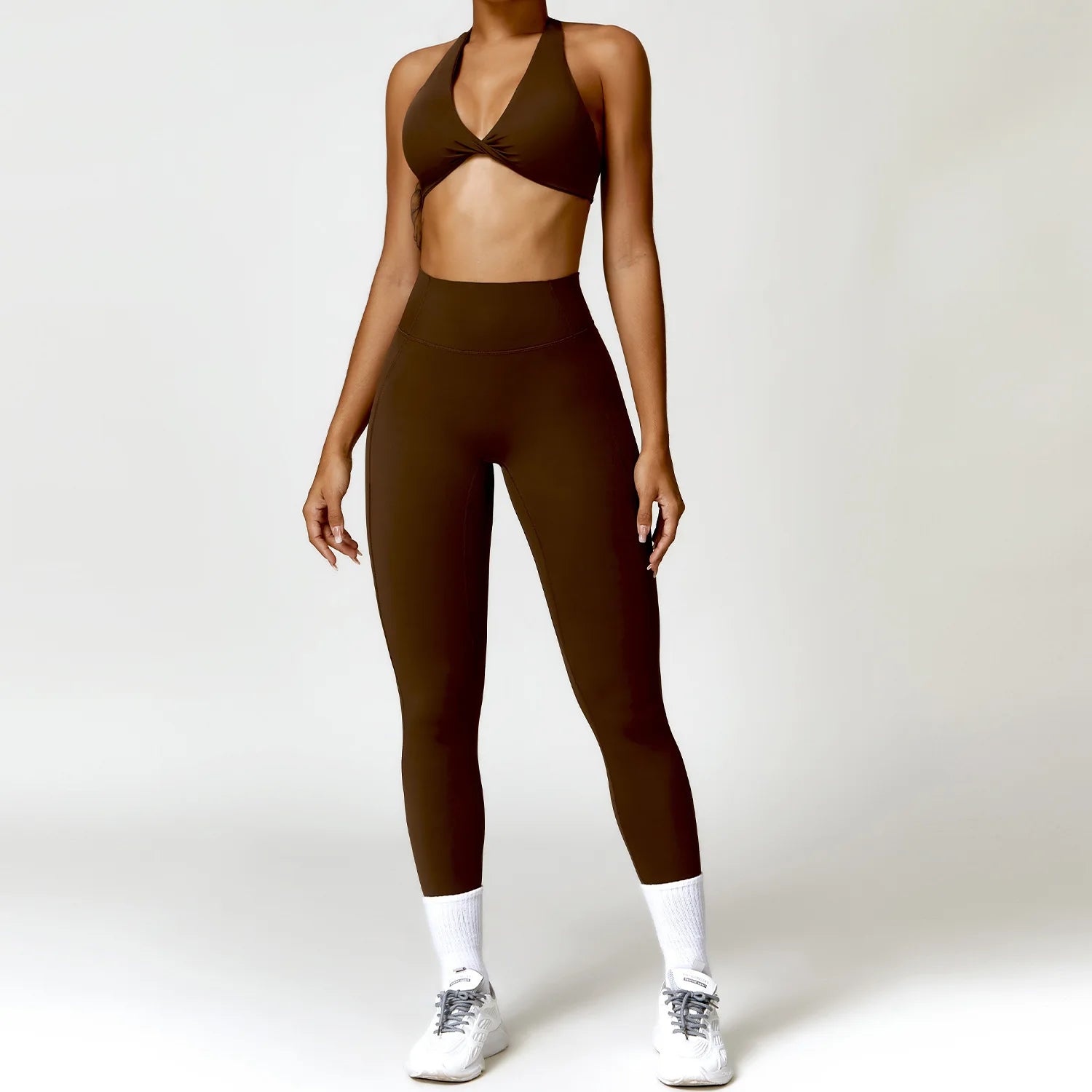 JUREN Yoga Set 2PCS Women Tracksuit Gym Workout Clothes Women's Push Up Bra High Waist Leggings Fitness Sportswear Sports Suits