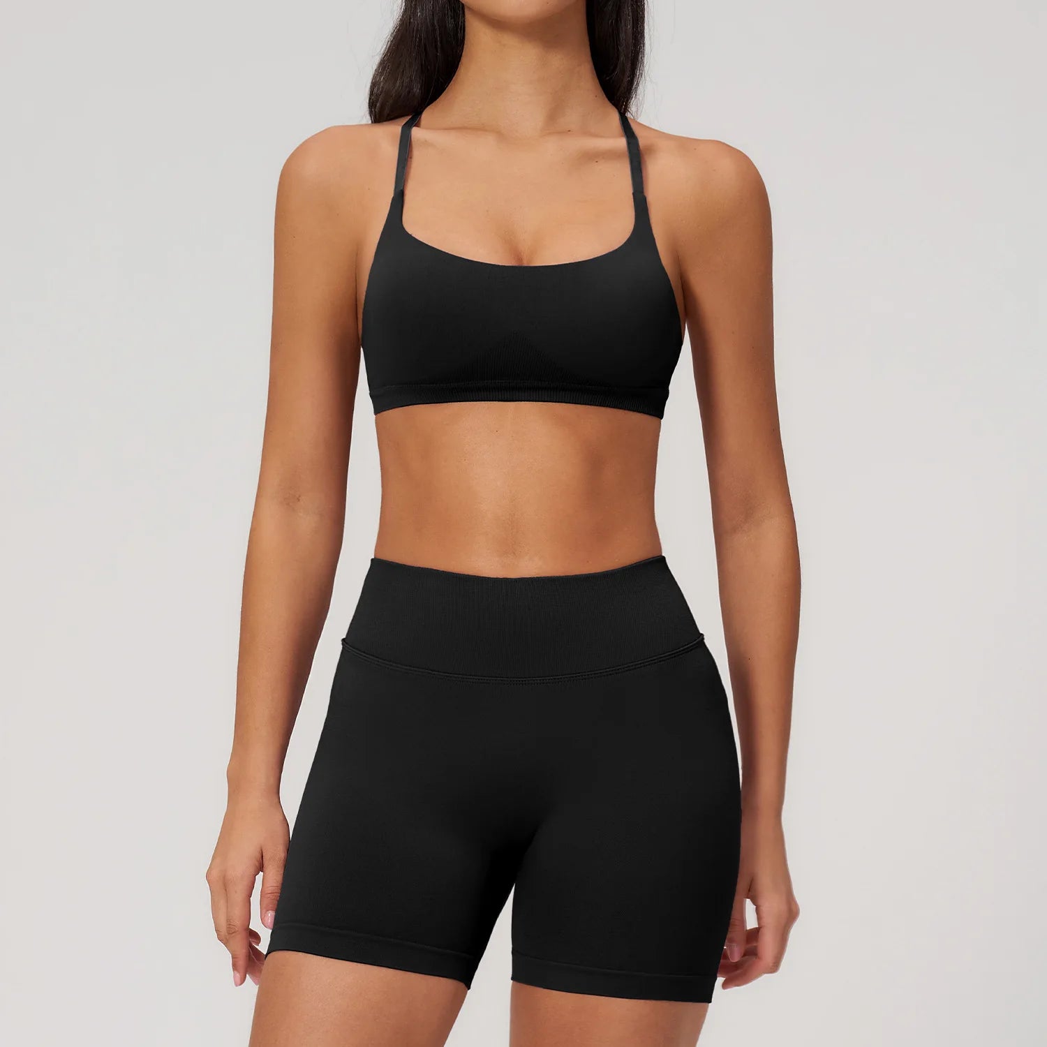 2PCS Yoga Suit Women Tracksuit Sports Bra High Waist Leggings Outfit Gym Set Fitness Athletic Wear Workout Clothes Sportswear