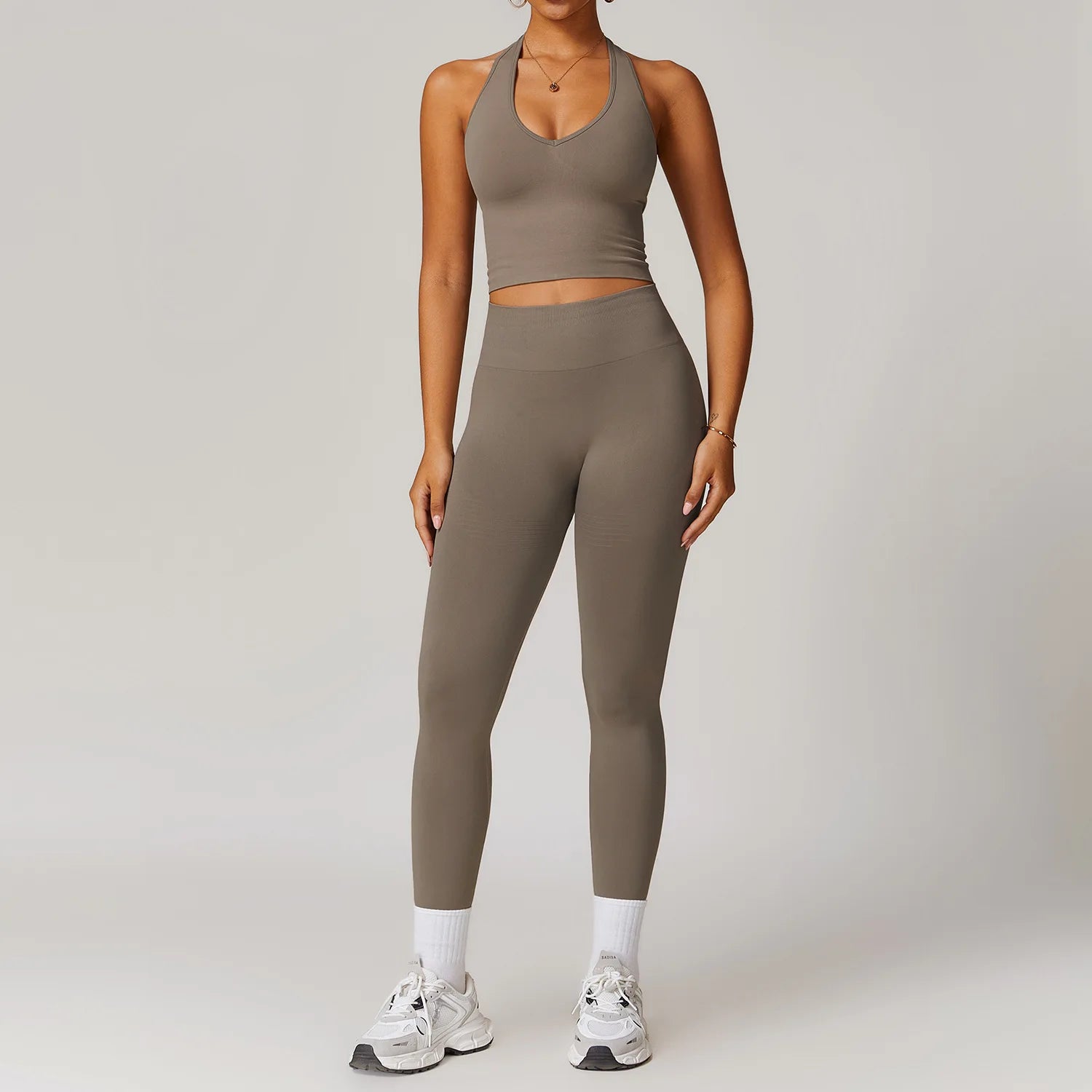 2/3/4PCS Yoga Set Seamless Gym Clothes Sportswear Yoga Suits For Women Fitness Long Sleeved Tracksuits Sports Bra Gym Leggings