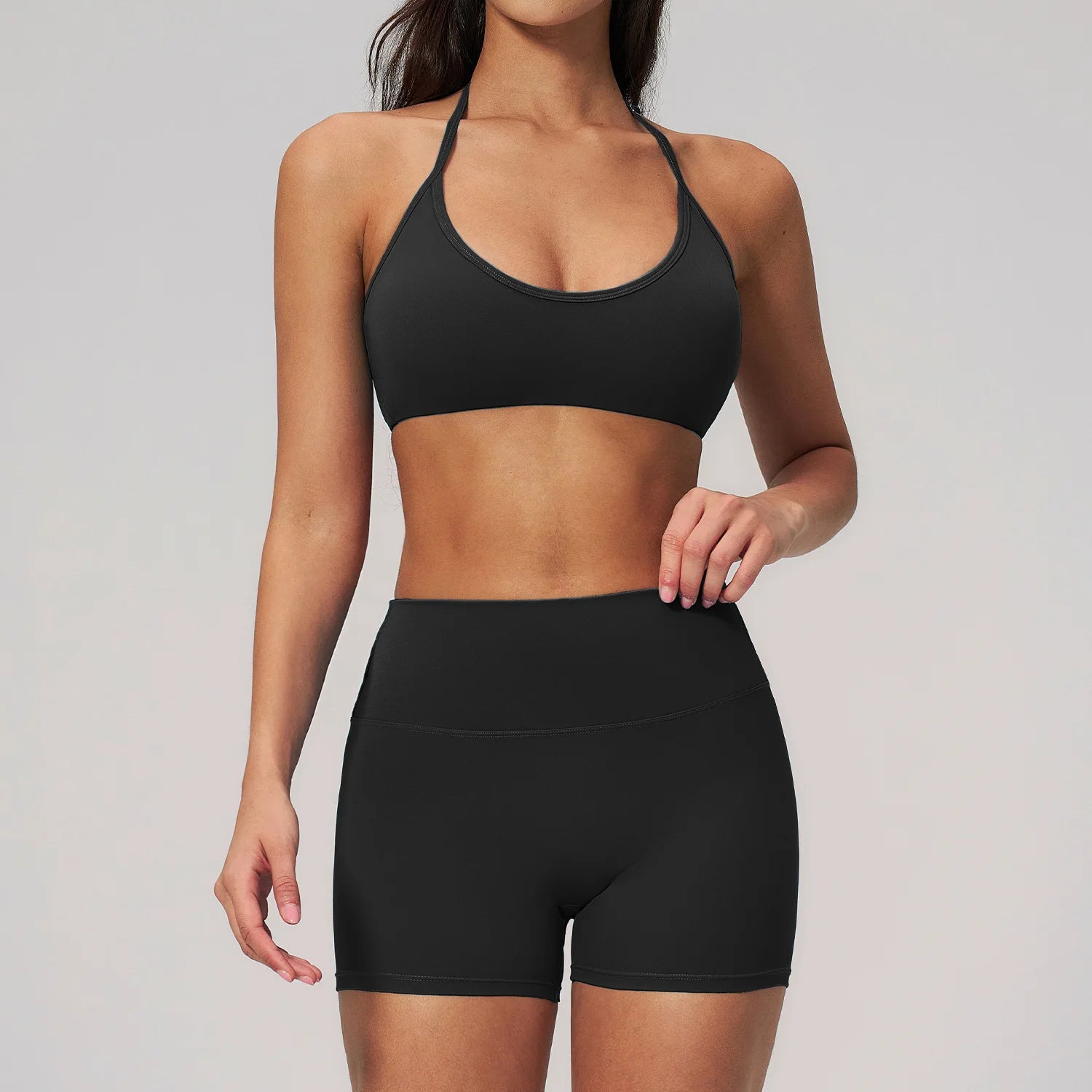 2PCS Yoga Set Women's Tracksuit Athletic Wear Pilates Fitness Suit Gym Workout Outfits Push Up Clothes Sports Bra Leggings Suit