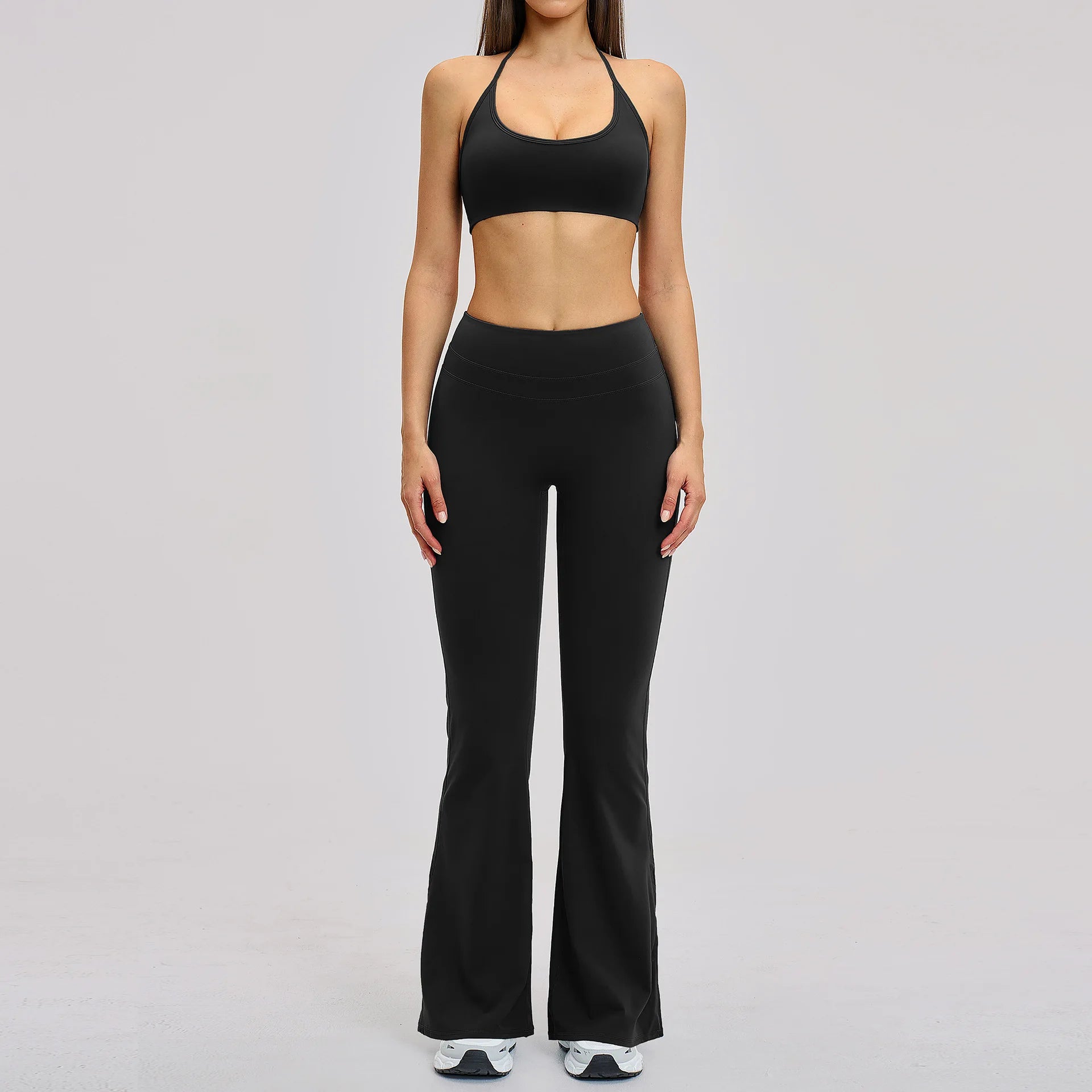 Yoga Set Women's Tracksuit Sportswear Workout Clothes Athletic Wear Sports Outfits Gym Legging Fitness Bra Long Sleeve Yoga Suit