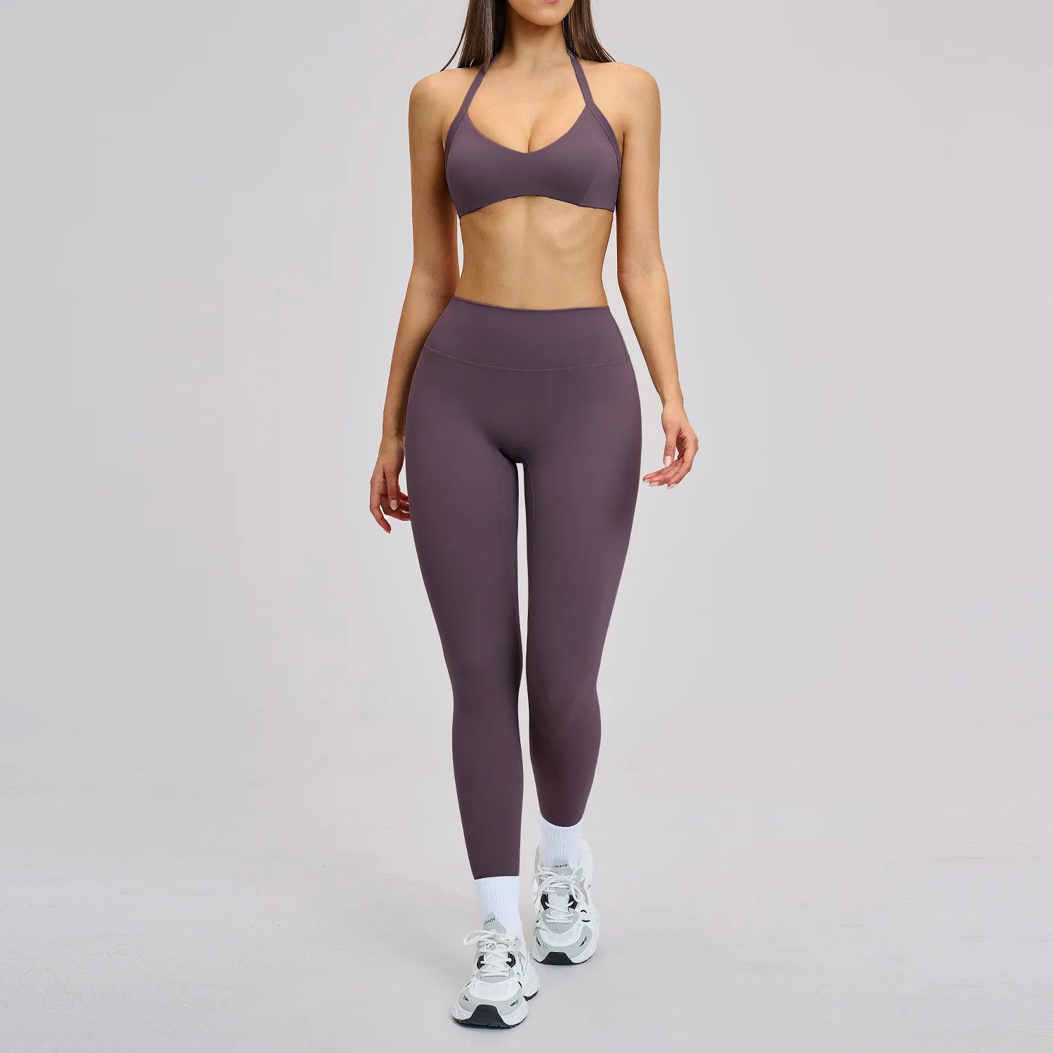 2 Pieces Yoga Set Women Tracksuit Gym Outfits Push Up Fitness Set Workout Leggings Sports Bra Breathable Sportwear Woman Clothes