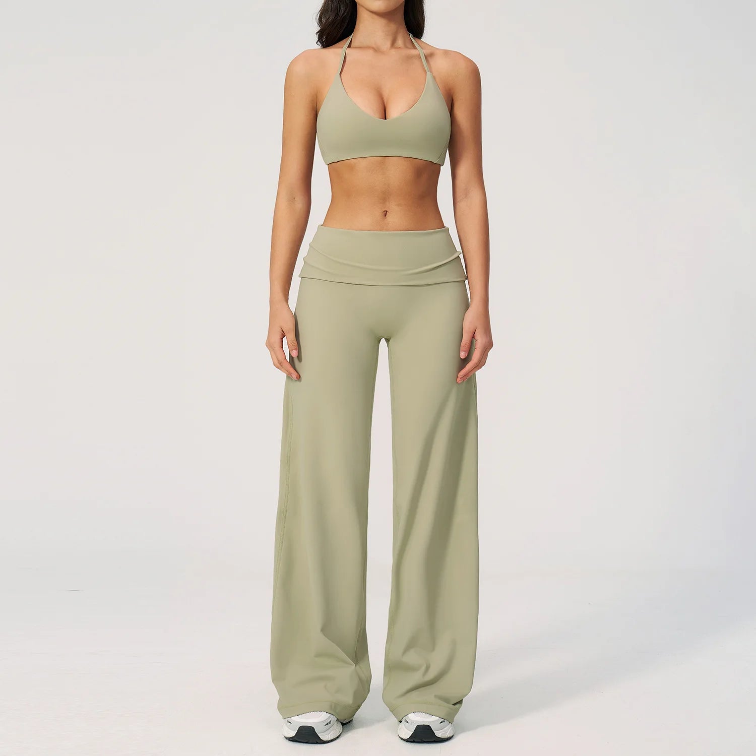 2 Pieces Yoga Set Women Tracksuit Workout Outfits Fitness Sportswear High Waist Leggings Sports Bra Athletic Wear Gym Clothes
