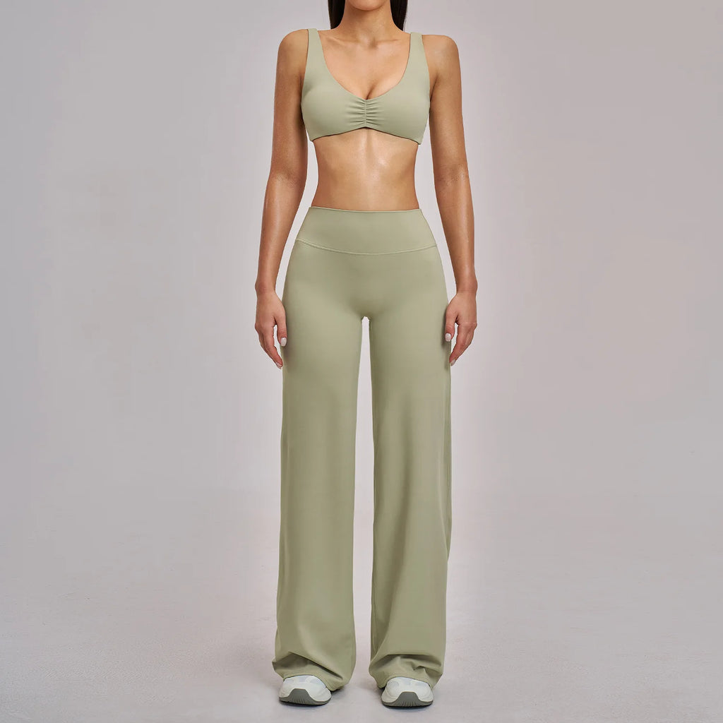 Yoga Suit 2/3PCS Sports Set Women Tracksuit Gym Set Running Workout Clothes Long Sleeve Sports Bra Athletic Wear Yoga Clothing