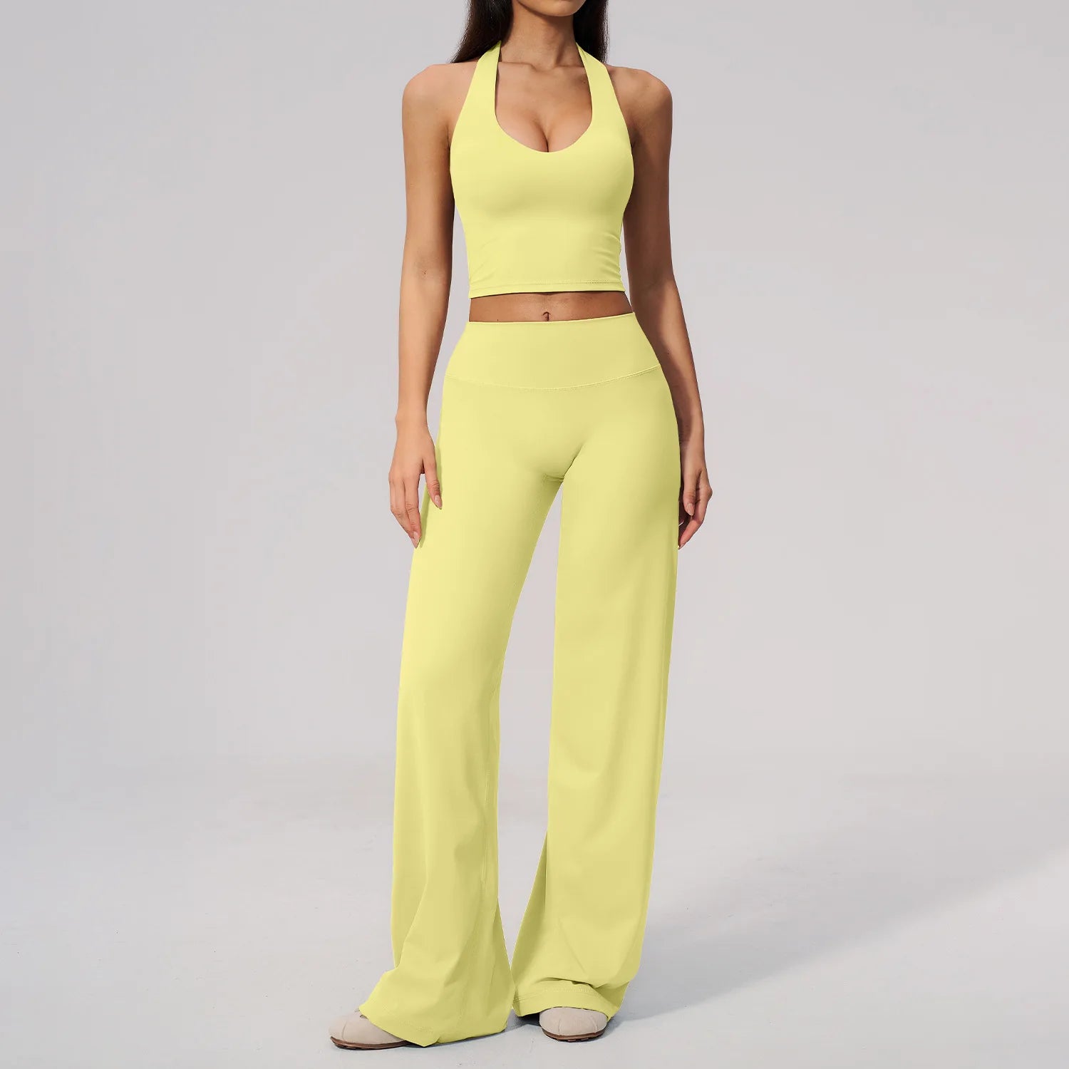 Yoga Set 2 Pieces Women Clothes Workout Outfits Fitness Sportswear Gym Tracksuit High Waist Leggings Sports Bra Athletic Wear