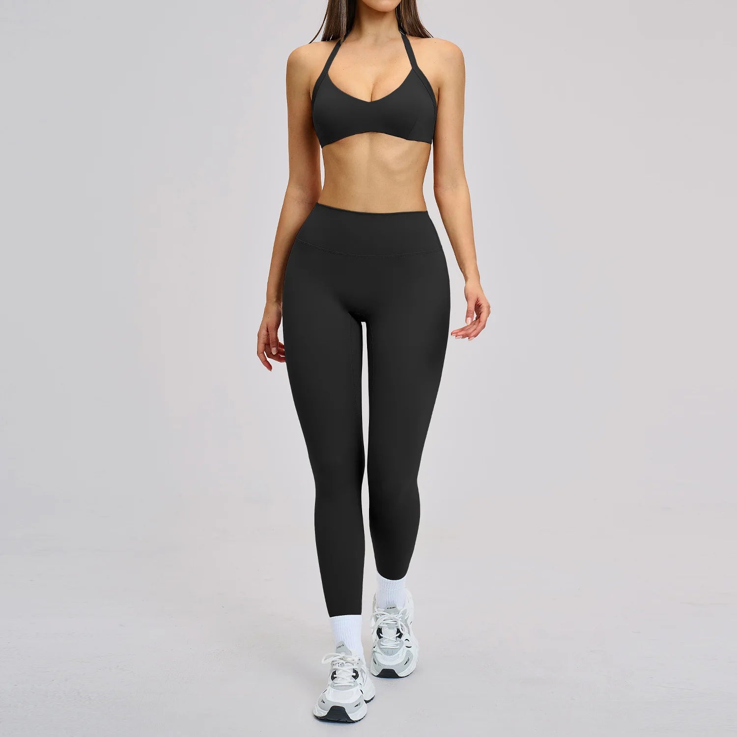 2 Pieces Yoga Set Women Tracksuit Gym Outfits Push Up Fitness Set Workout Leggings Sports Bra Breathable Sportwear Woman Clothes