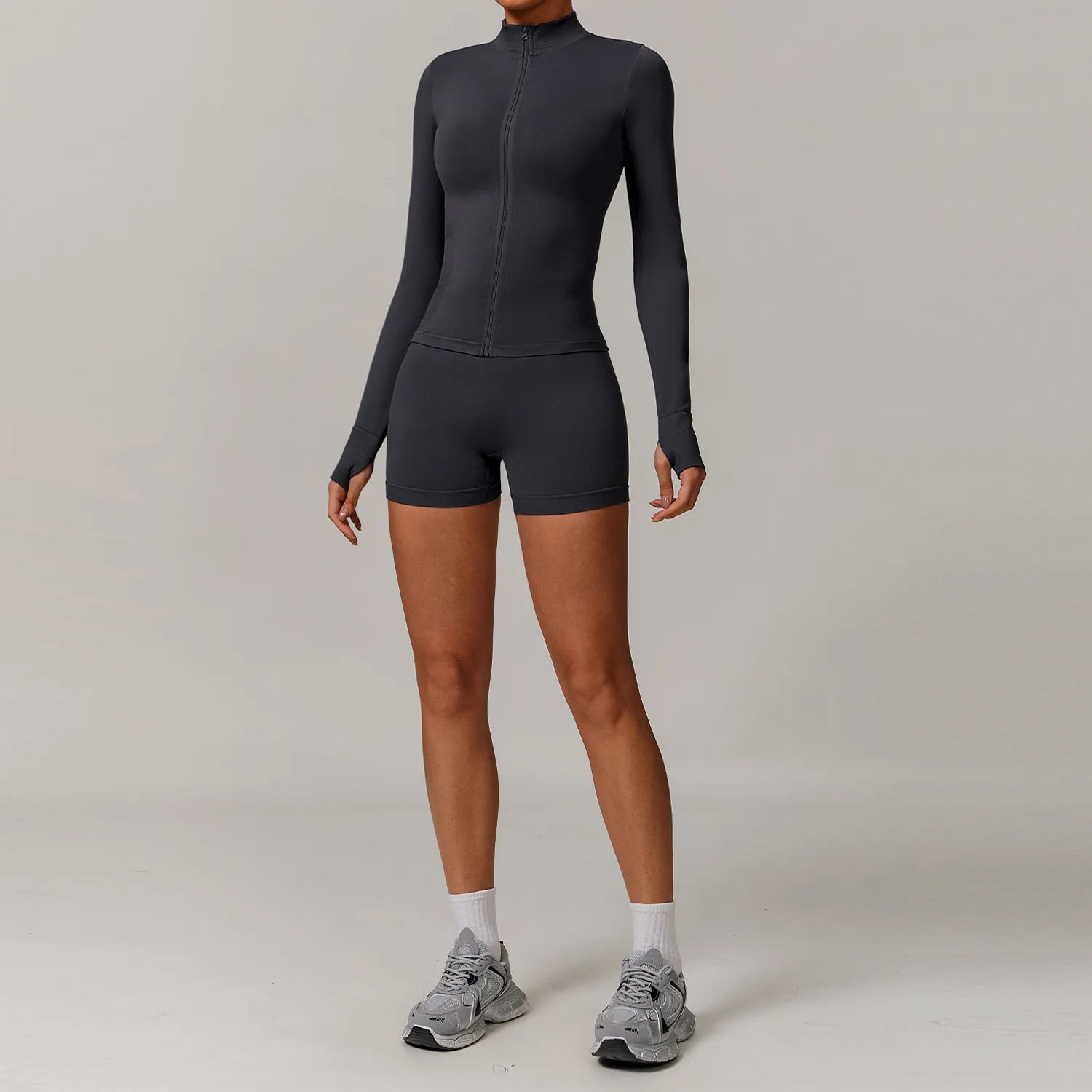 2/3PCS Yoga Set Women Workout Set Seamless Sportswear Gym Clothing Fitness Long Sleeve Crop Top High Waist Leggings Sports Suits