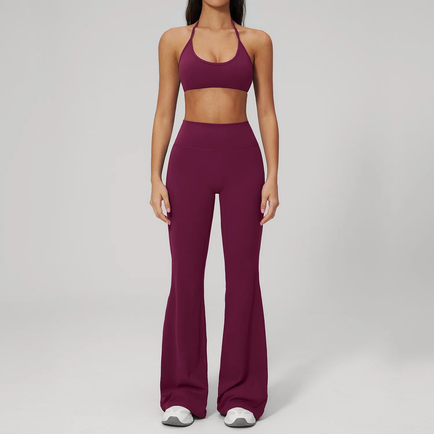 2PCS Yoga Set Women's Tracksuit Athletic Wear Pilates Fitness Suit Gym Workout Outfits Push Up Clothes Sports Bra Leggings Suit