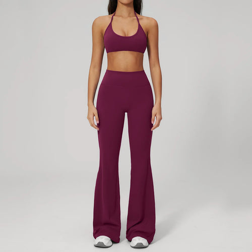 2PCS Yoga Set Women's Tracksuit Athletic Wear Pilates Fitness Suit Gym Workout Outfits Push Up Clothes Sports Bra Leggings Suit