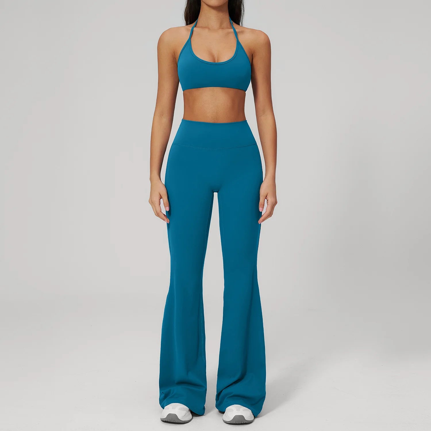 2PCS Yoga Set Women's Tracksuit Athletic Wear Pilates Fitness Suit Gym Workout Outfits Push Up Clothes Sports Bra Leggings Suit