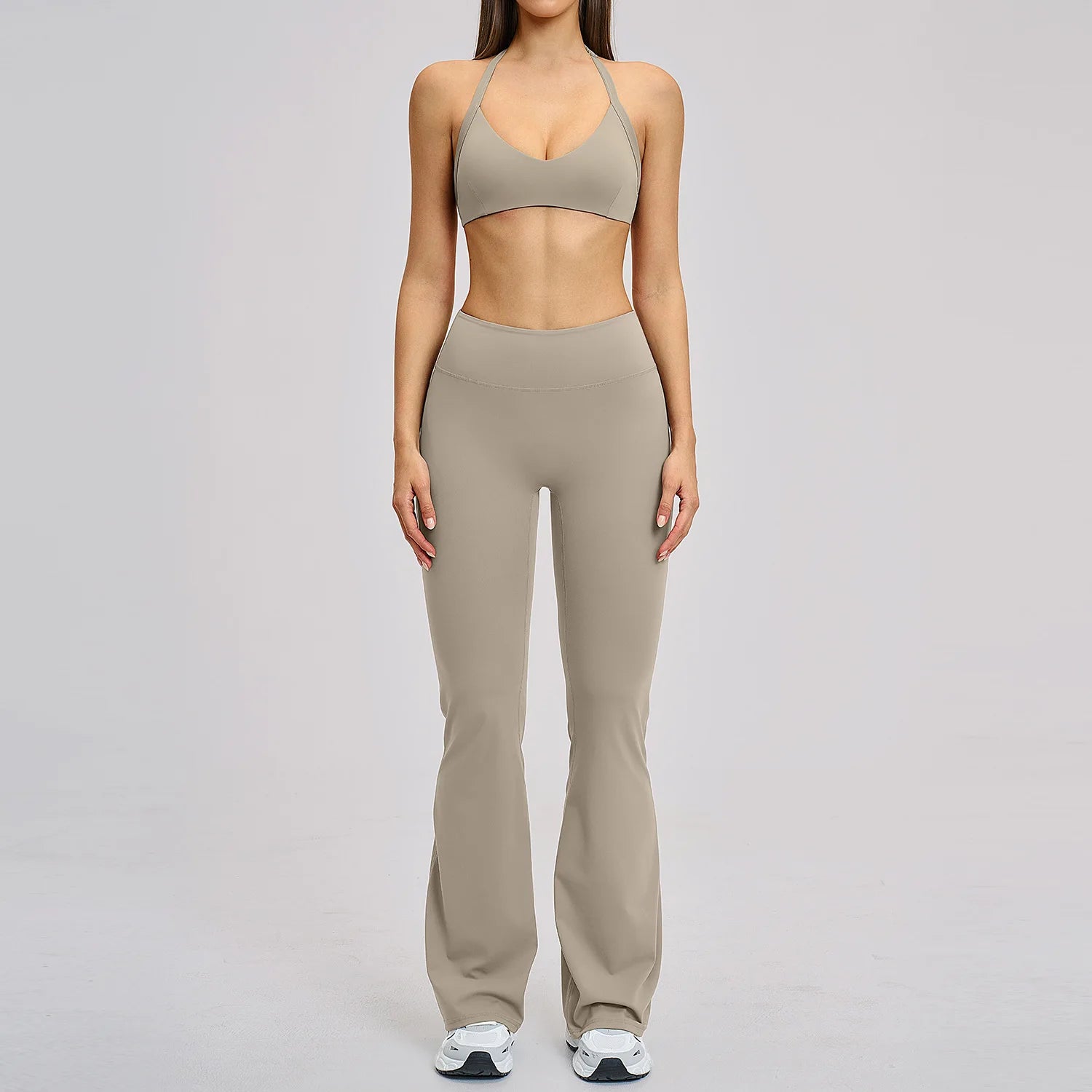 2PCS Women Tracksuit Seamless Yoga Set Workout Outfits Sportswear Gym Clothing High Waist Leggings Fitness Clothes Sports Suits