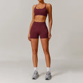 Seamless 2 Pieces Yoga Suit for Women Tracksuit Fitness Athletic Wear Gym Clothes Sports Bra Shorts Workout Sets Gym Set Outfits