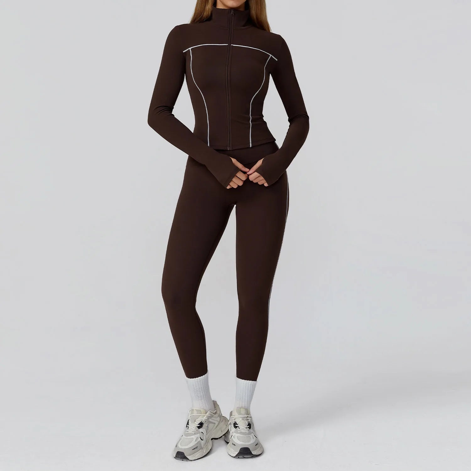 Women Clothes Sports Outfits Yoga Set 2/3PCS Fitness Tracksuit Gym Legging Workout Long Sleeved Female Bra Yoga Suit Sportswear
