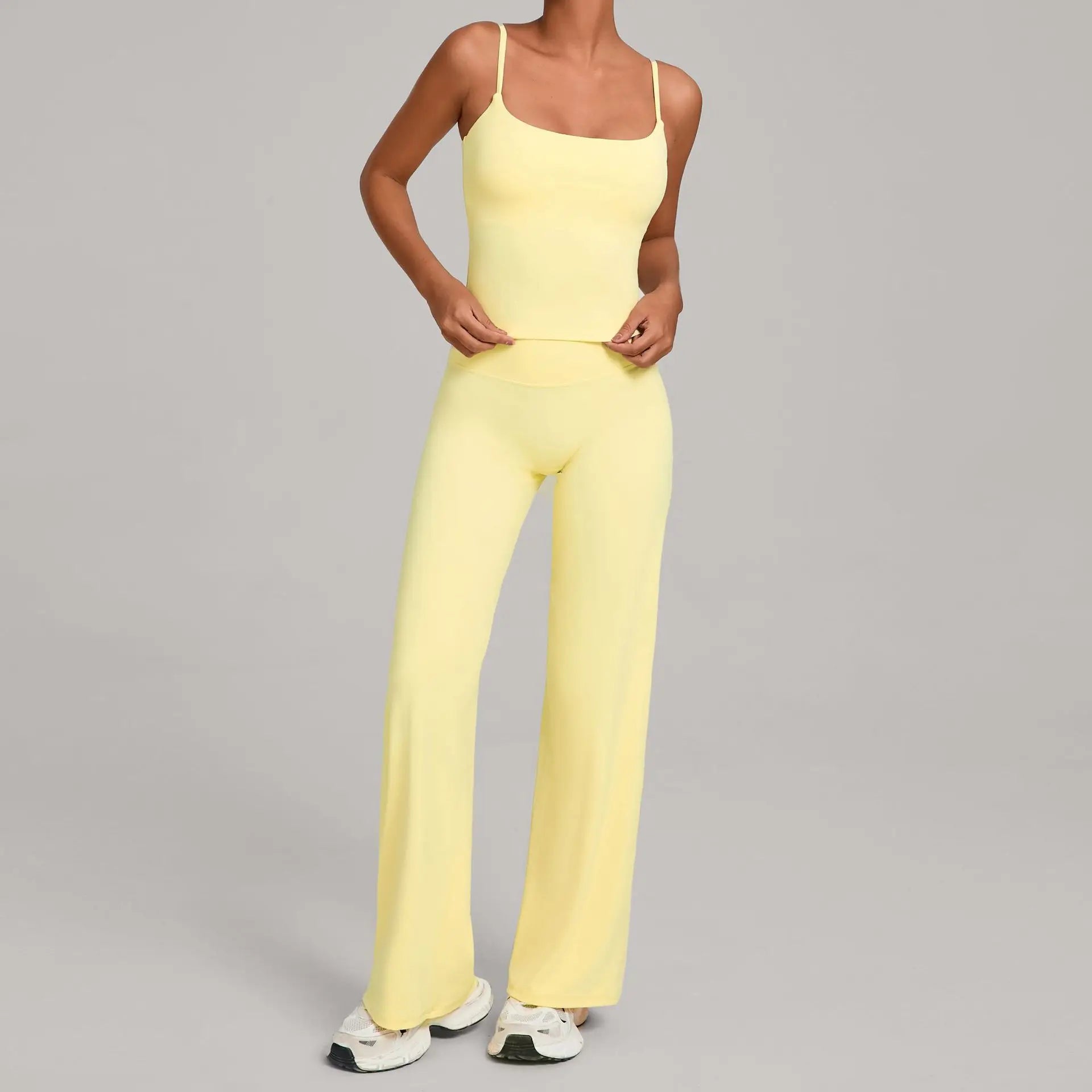 Gym Outfits 2PCS Yoga Set Women's Tracksuit Athletic Wear Fitness Suit Workout Clothes Push Up Clothing Sports Bra Leggings Suit