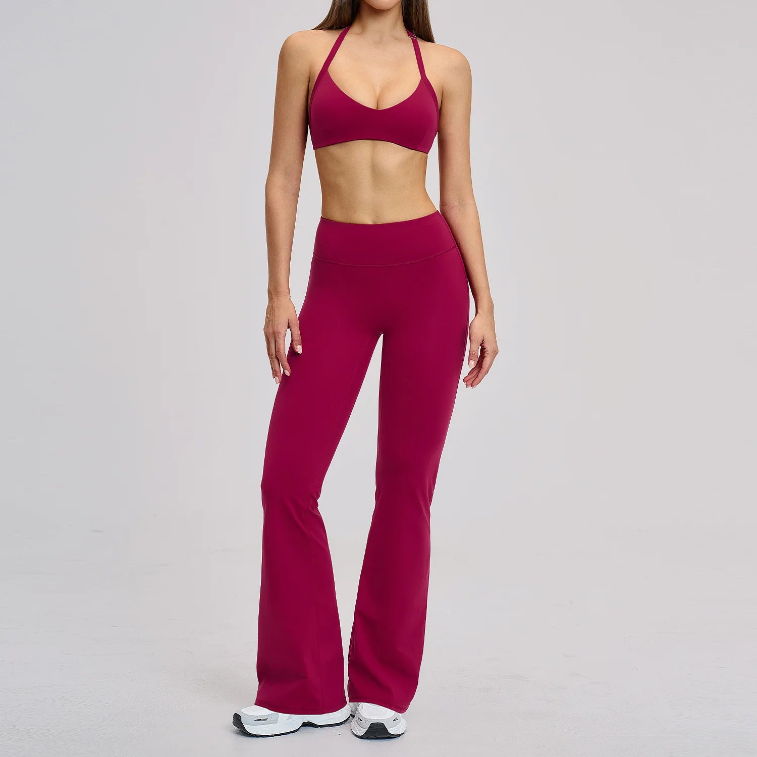 2PCS Women Tracksuit Seamless Yoga Set Workout Outfits Sportswear Gym Clothing High Waist Leggings Fitness Clothes Sports Suits