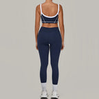2PCS Yoga Suit Women Tracksuit Sports Bra High Waist Leggings Sports Outfit Gym Set Fitness Workout Clothes Running Sportswear