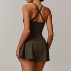 Yoga Boilersuit Sleeveless Women's Sportswear Gym Jumpsuits Workout Clothes High-intensity Fitness One-piece Skin-tight Garment
