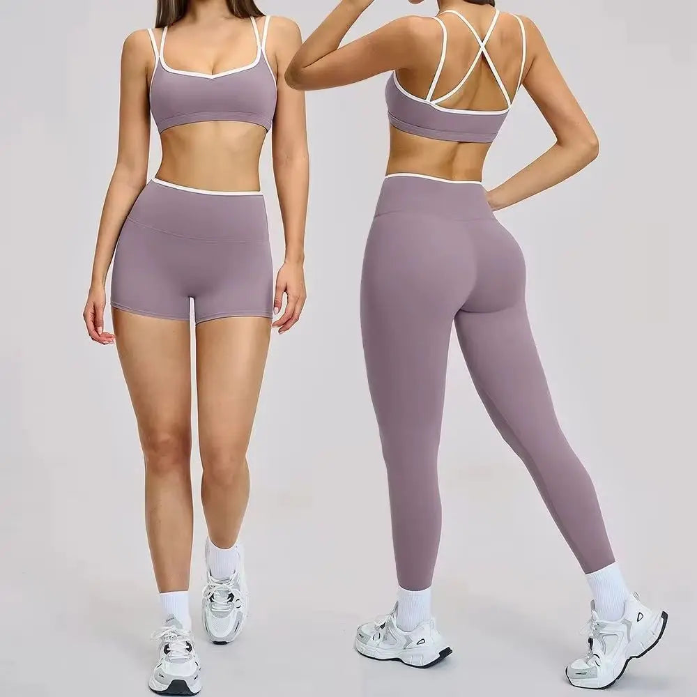 Fitness Suit Sports Set Women Tracksuit 2 Pieces Yoga Outfits Sportswear Gym Legging Sports Underwear Workout Clothes Woman Set