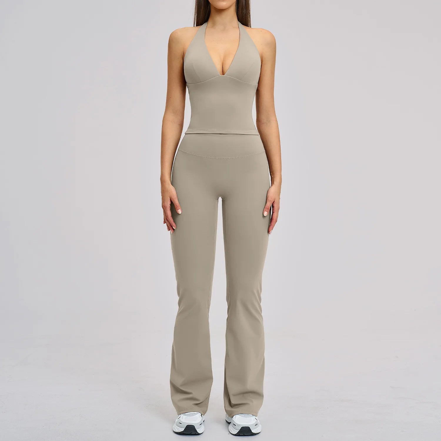 Yoga Set 2PCS Women Tracksuit Sport Suit Gymwear Workout Clothes Gym Crop Top High Waist Legging Fitness Bra Set Sports Suits