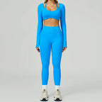 Seamless Sportswear For Women Tracksuits Yoga Set 2PCS Gym Workout Clothes Fitness Outfits Sports Bra Leggings Athletic Wear