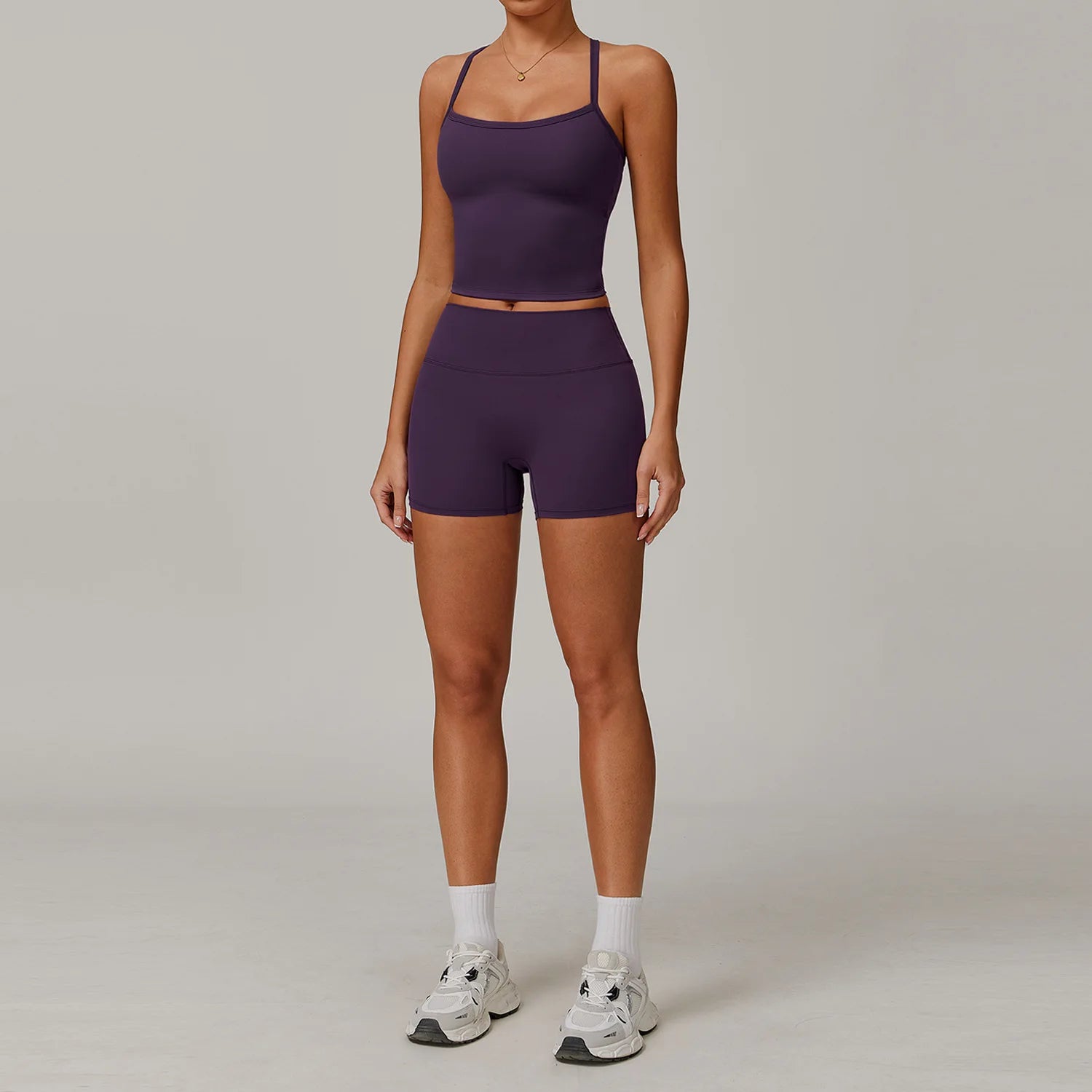 2PCS Yoga Set Women's Tracksuit Workout Outfits Push Up Sportswear Gym Clothing Running High Waist Leggings Fitness Sports Suits