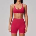 Seamless Yoga Set 2PCS Women's Tracksuit Workout Athletic Wear Sportswear Gym Clothing High Waist Leggings Fitness Sports Suits