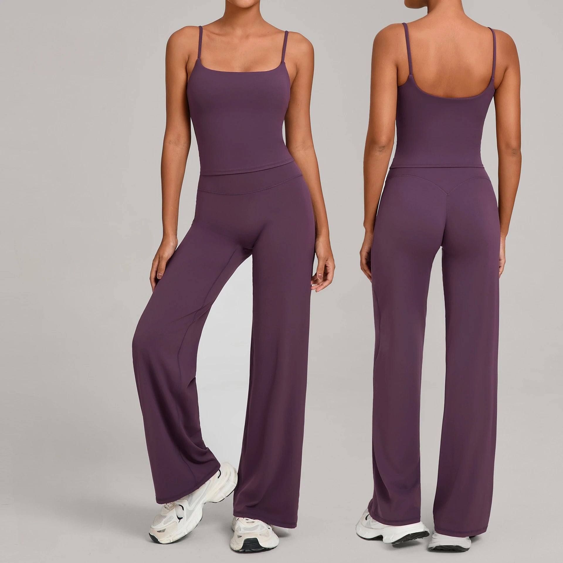 Gym Outfits 2PCS Yoga Set Women's Tracksuit Athletic Wear Fitness Suit Workout Clothes Push Up Clothing Sports Bra Leggings Suit